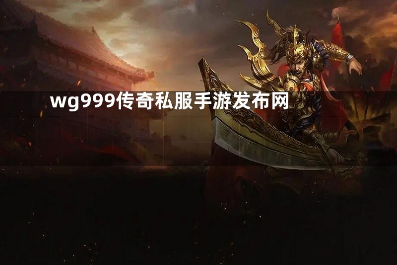 wg999传奇私服手游发布网