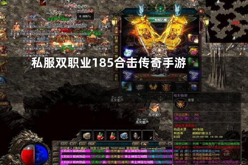 私服双职业185合击传奇手游